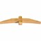 Ekena Millwork Bellingham Rough Sawn Timber Gable Bracket, Western Red Cedar, 72"W x 15"H x 6"D x 6"F, 5/12 Pitch GBW072X15X0606BEL00RWR - alternate 5